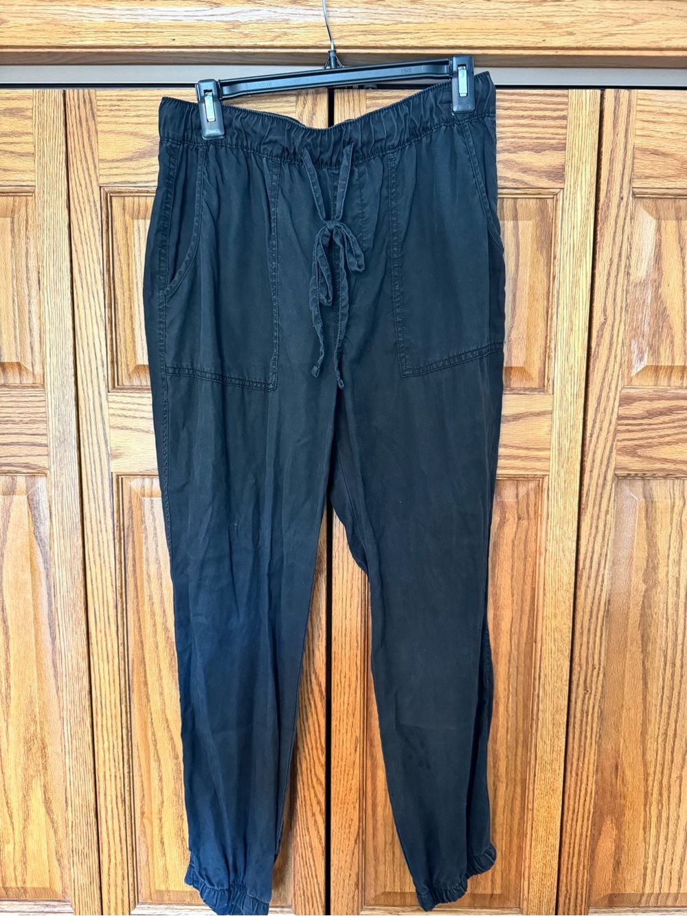 Women’s Black Drawstring Jogger Pants - Casual Comfort